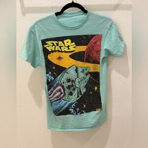 Star Wars Graphic T-Shirt - Mint Green - Size Small unisex